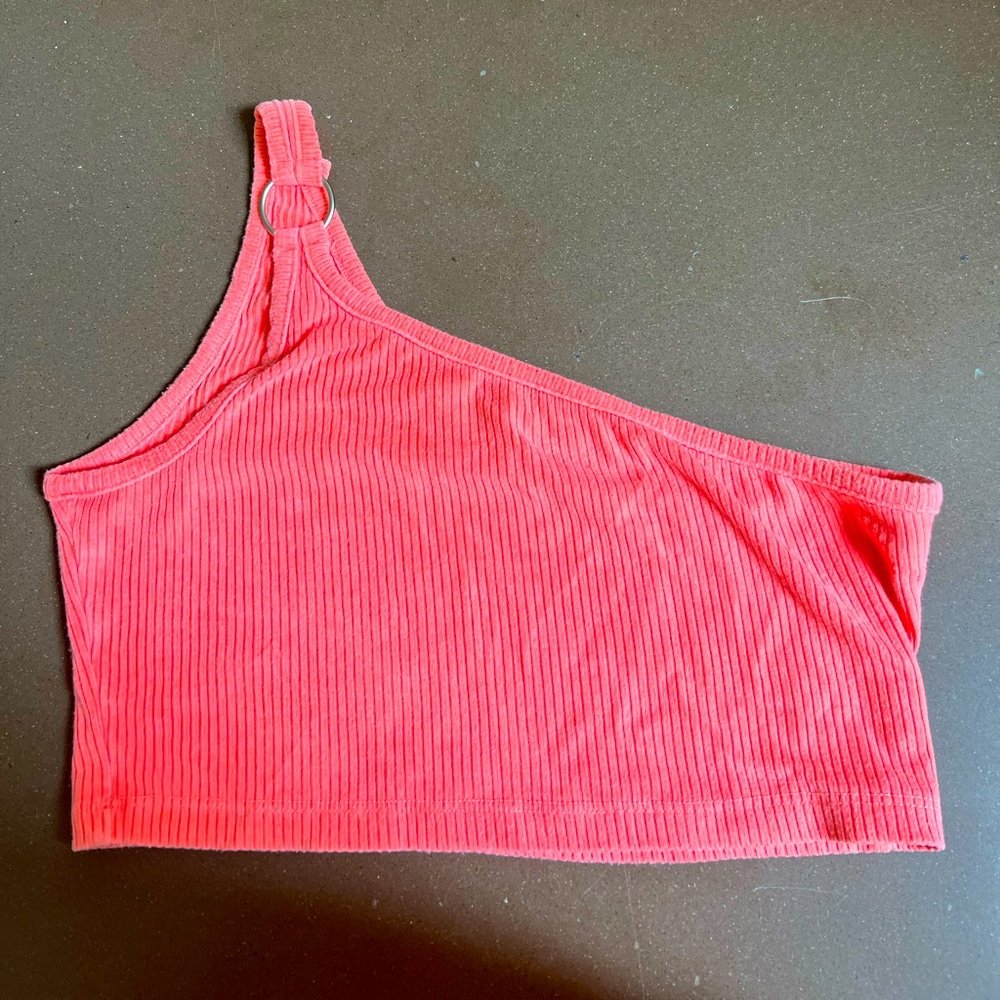 LF neon pink top